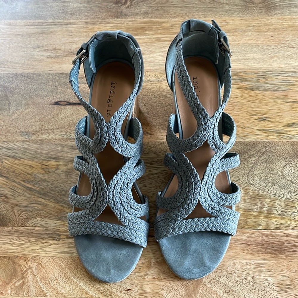 Dusty Blue Womens Sandal